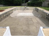 Vinyl Pool Renovation Job